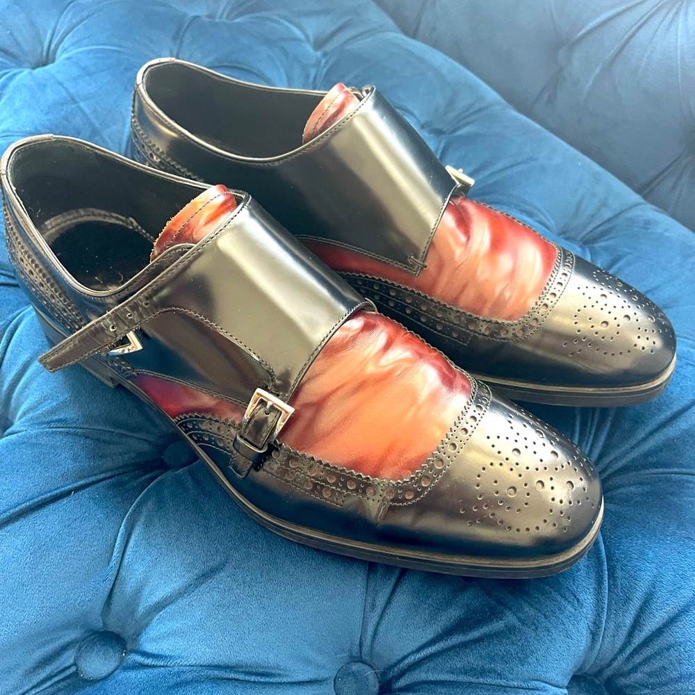 Prada monk strap shoes